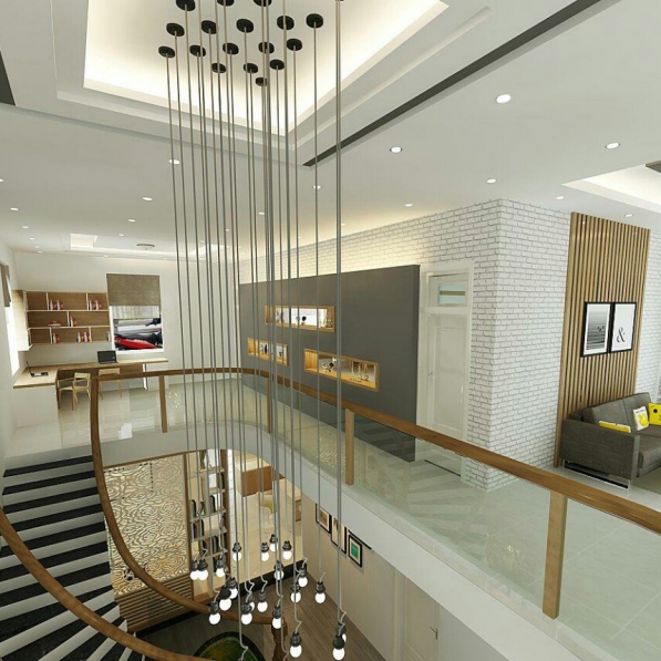 Nội Thất Nhà Phố Hiện Đại 2 Tầng